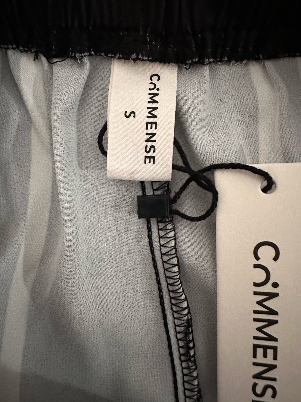 Commense Black & White Striped Wide-Leg Pants - Picture 6 of 8